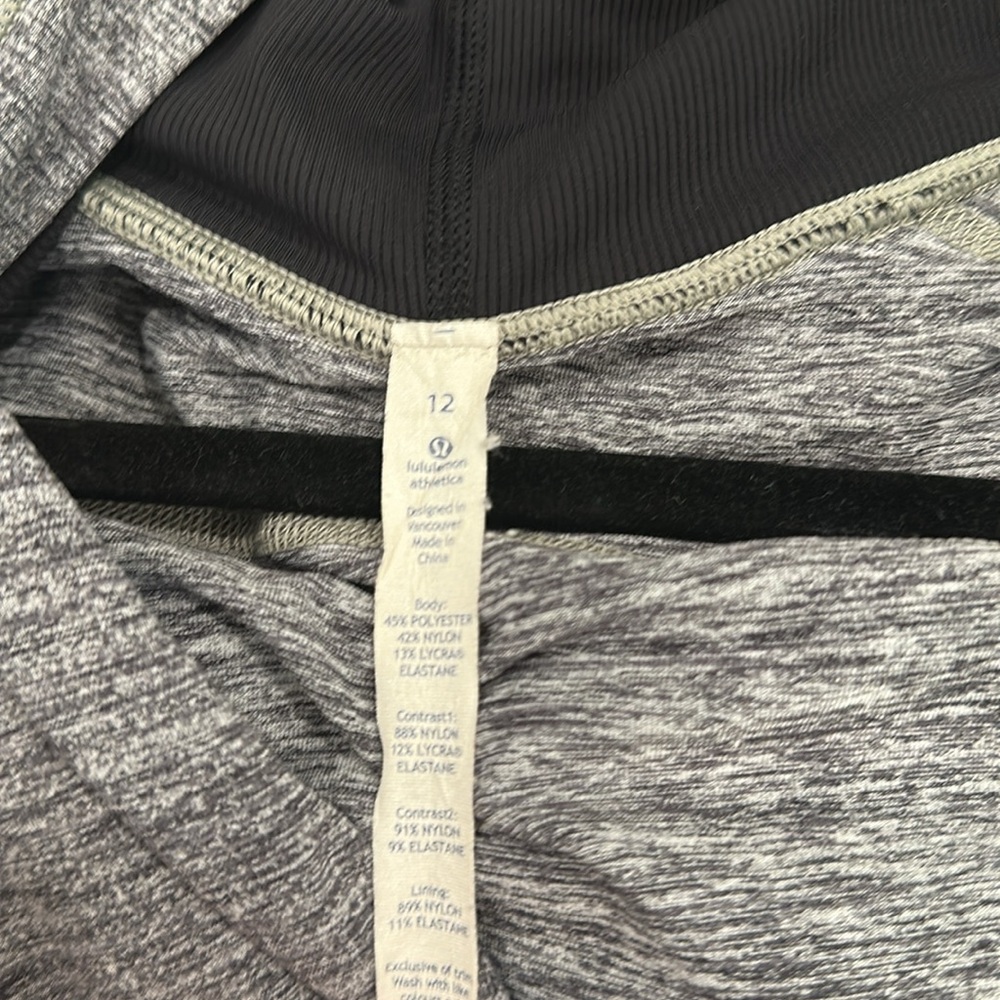 Lululemon Daily Practice Jacket Space Dye Camo Black Dark Slate / Black - Picture 9 of 9